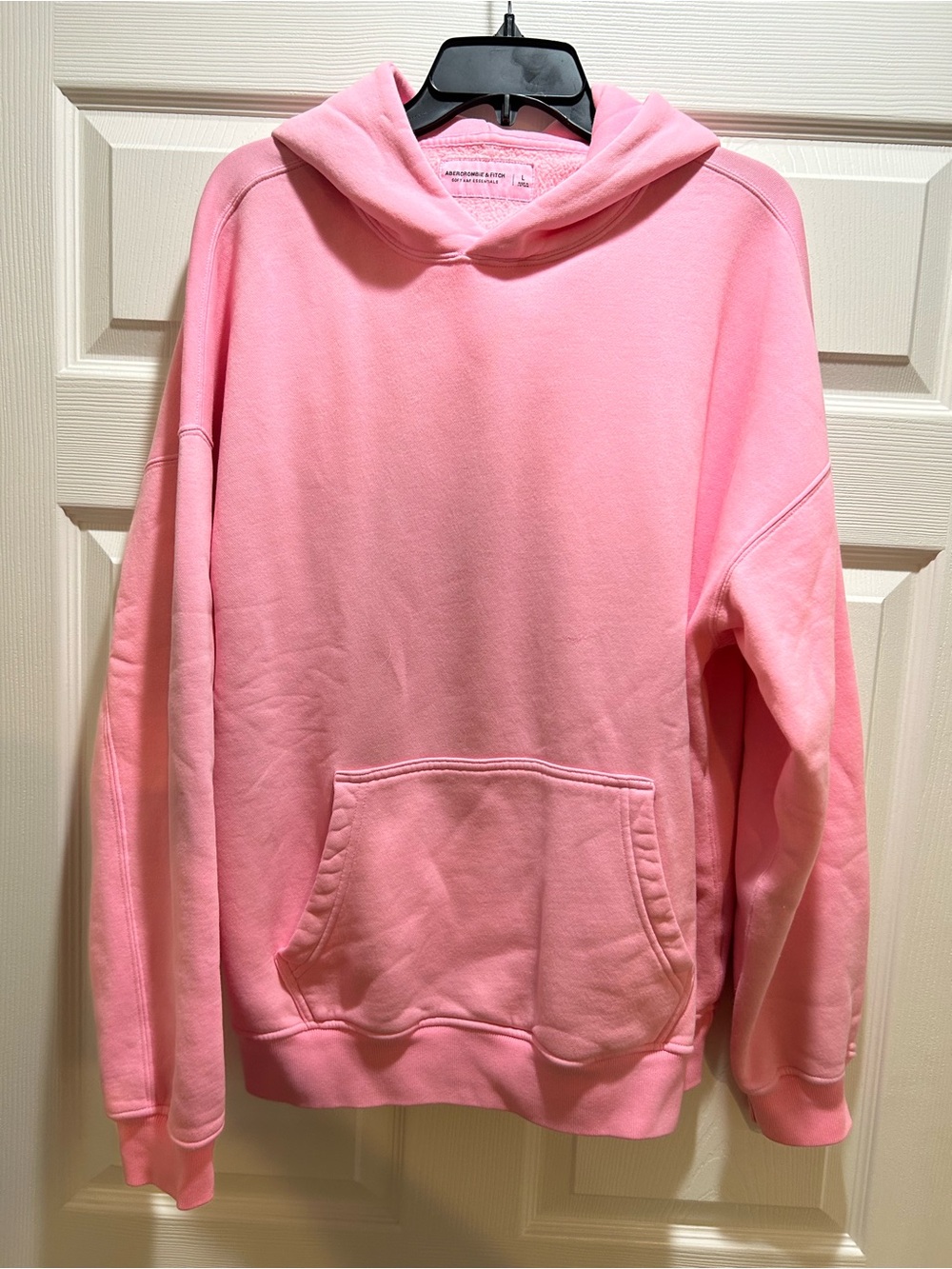 Abercrombie & Fitch Pink Pullover Hoodie Men's Size Large